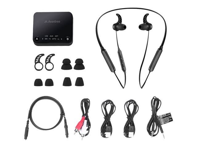 Avantree HT4186 Bluetooth Wireless In Ear Earphones Black 44.22